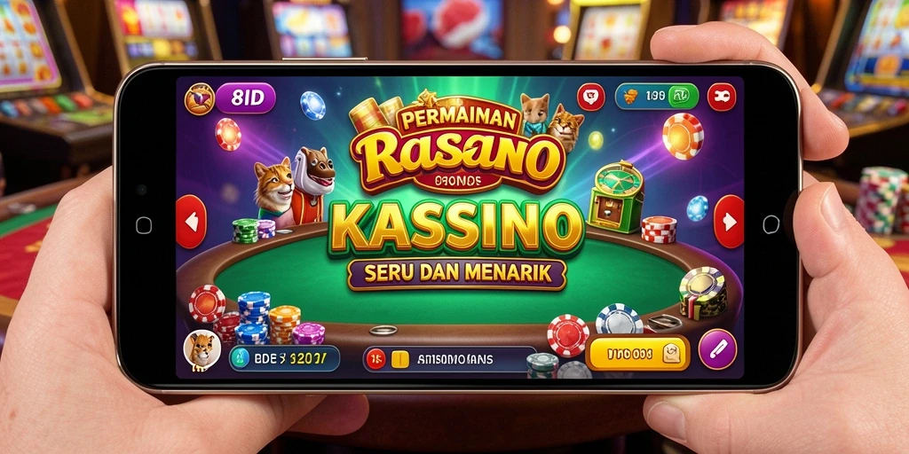 Menampilkan gameplay seru dari permainan Kasino 8ID.