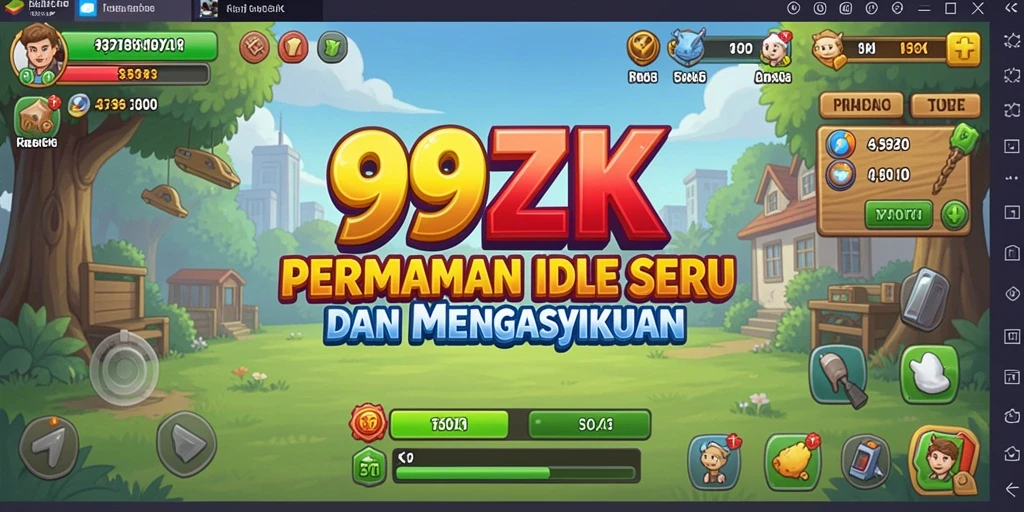 Screenshot gameplay 99ZK menampilkan elemen Idle yang menarik.