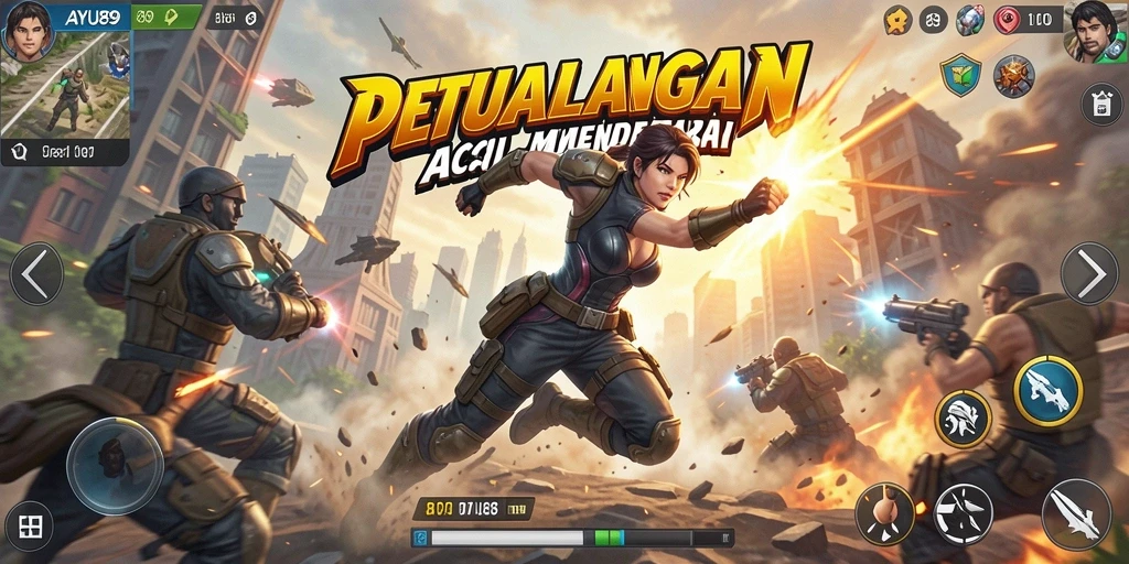 Tampilan gameplay AYU89 yang seru dan mendebarkan.