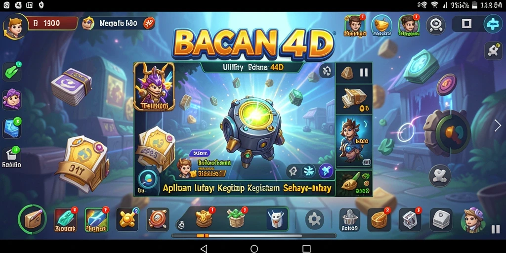 Tampilan antarmuka utama BACAN4D yang intuitif dan praktis.