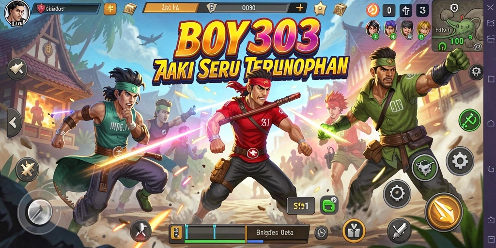 Tangkapan layar BOY303 menampilkan aksi seru dalam permainan.