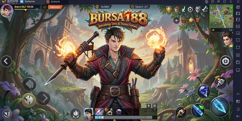 Screenshot BURSA188 menunjukkan aksi heroik di dunia petualangan.