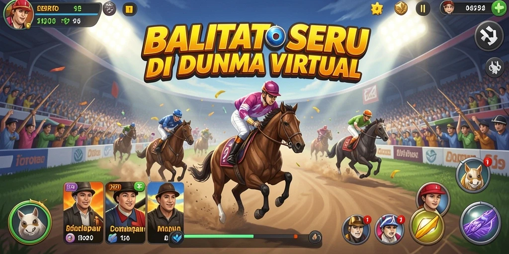 Tampilan gameplay CERITOTO yang menegangkan dan kompetitif.