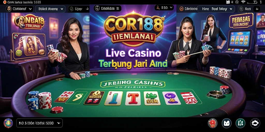 Tampilan gameplay langsung dari CORLA188 yang mendebarkan dan interaktif.