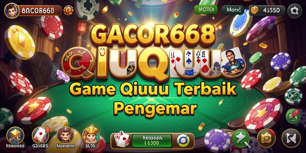 Screenshot GACOR668 menunjukkan gameplay QiuQiu yang seru.
