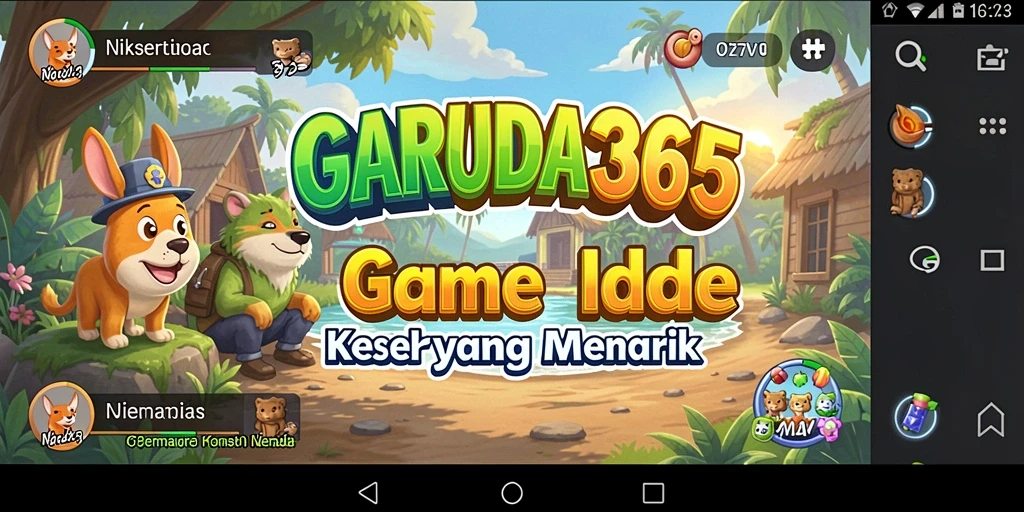 Tampilan gameplay GARUDA365 yang menarik dan interaktif dalam genre Idle.