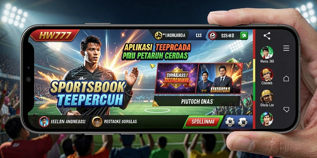 Tampilan gameplay Sportsbook yang dinamis dan menarik dari HW777.