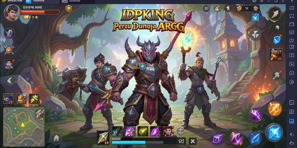 Tangkapan layar dari gameplay seru di <strong>IDPKING</strong> yang menampilkan pertarungan epik dan karakter menarik.