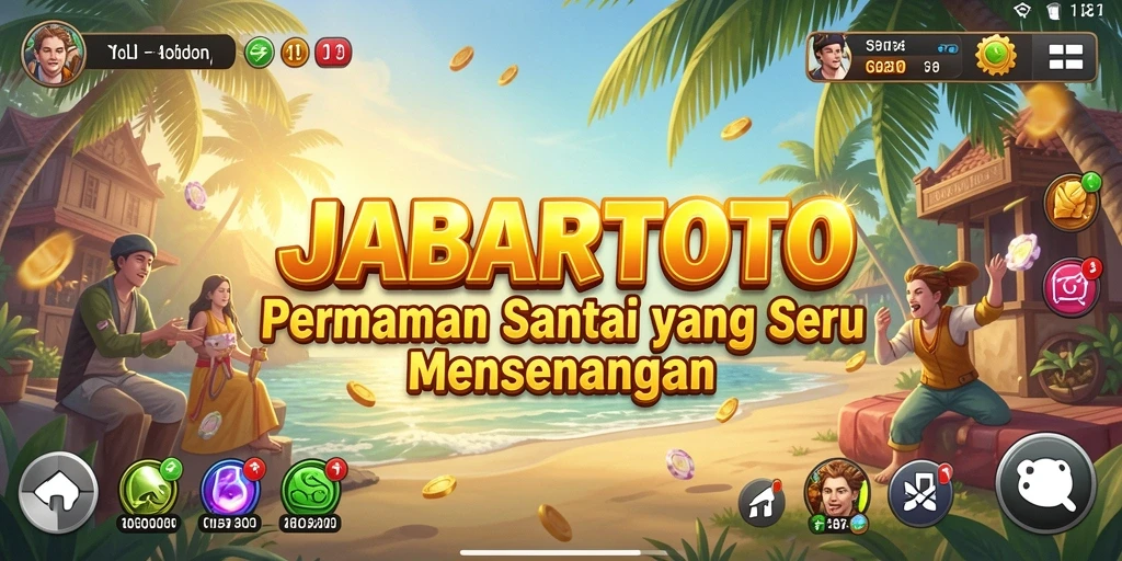 Tampilan gameplay seru dan interaktif dari JABARTOTO.
