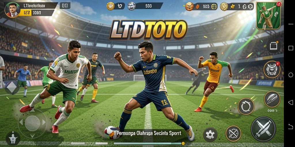 Tampilan gameplay LTDTOTO yang menggembirakan dan penuh aksi olahraga.