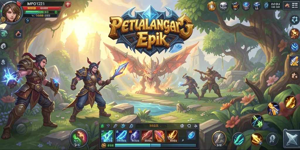 Tampilan gameplay MPO1221 yang seru dan menakjubkan.