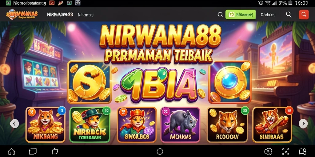 Tampilan menarik dari gameplay slot dalam NIRWANA88.