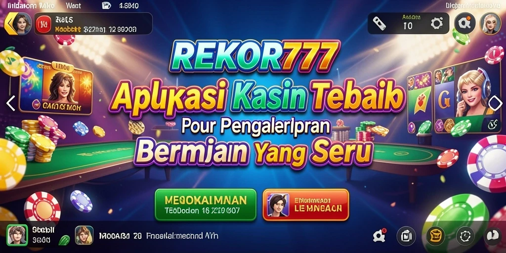 Tampilan menarik dari gameplay Kasino di REKOR777.