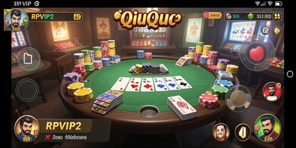 Screenshot gameplay QiuQiu yang menarik dari RPVIP2.