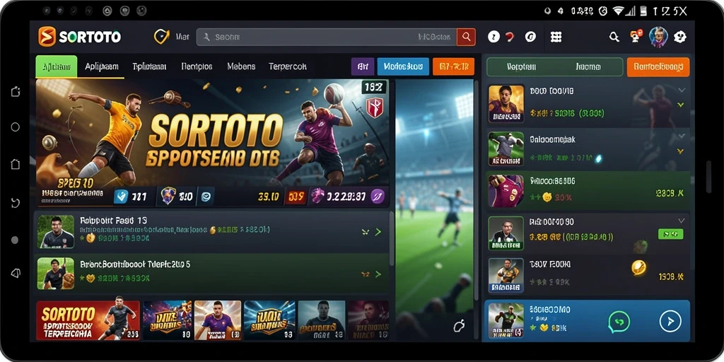 Tampilan gameplay SORTOTO yang menarik dengan berbagai pilihan taruhan.