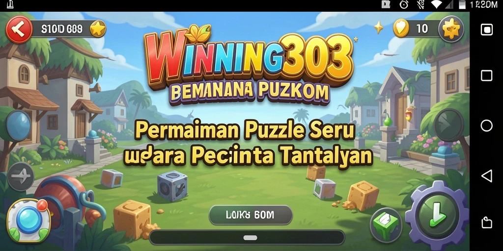 Tampilan gameplay puzzle yang menarik di WINNING303.